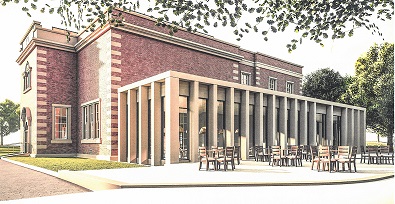 Proposed Museum cafe and terrace