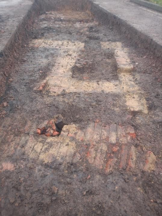 Abbey Street excavation trenches